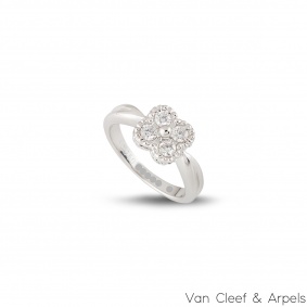 Van Cleef & Arpels White Gold Diamond Arno Ring Van Cleef & Arpels White Gold Diamond Arno Ring